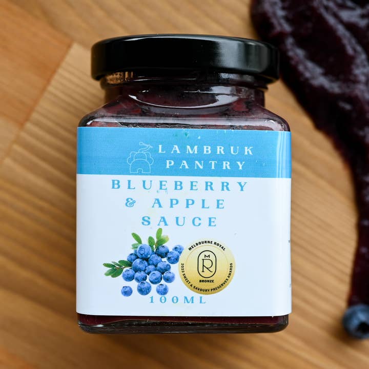 Blueberry and Apple Sauce for wholesale by Lambruk Pantry