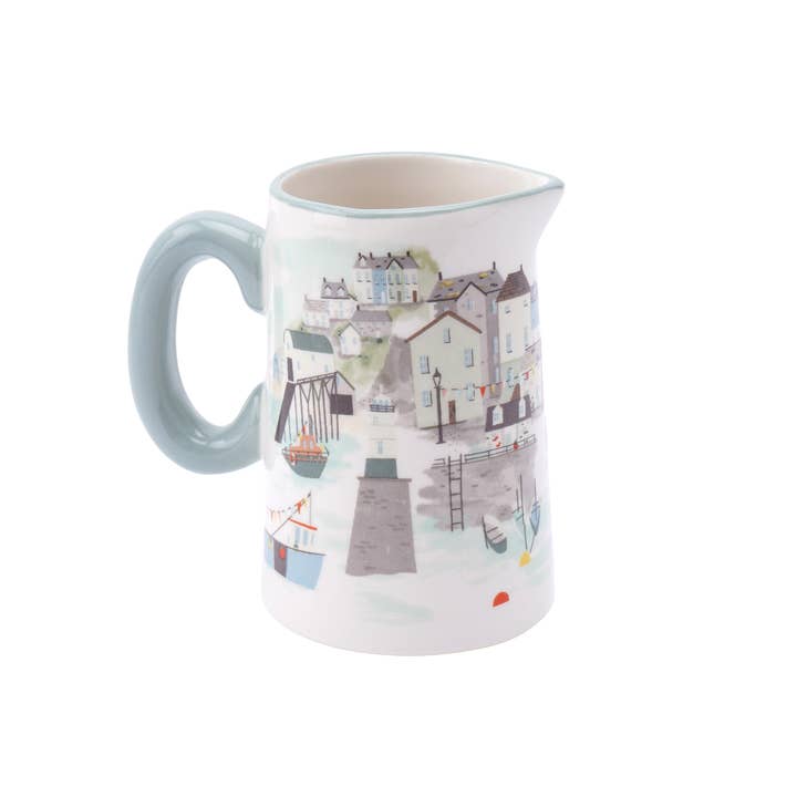 CGB Giftware - Wholesale Jug - The Harbour House Harbourside Ceramic Milk Jug