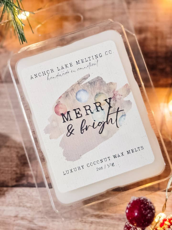 Joyeux & Lumineux – Fondants de Cire de Cidre de Vacances | Fondants de Cire de Noix de Coco pour la vente par Anchor Lake Melting Co