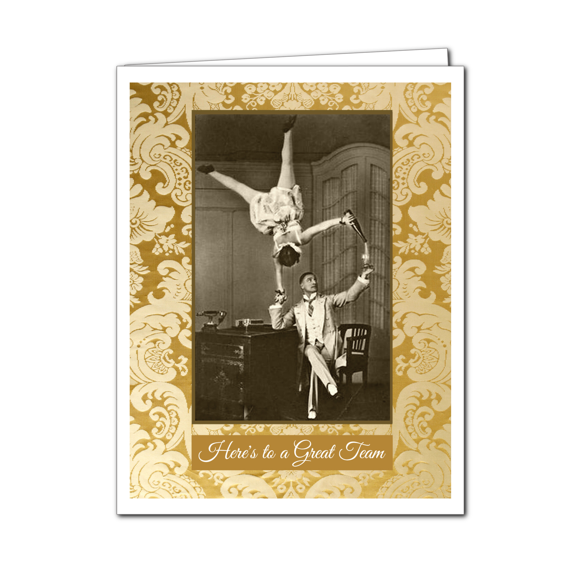 Ümlaut Brooklyn - Wholesale Love Card - Here's To A Great Team - Love Card2