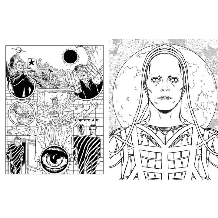 Insight Editions - Wholesale Coloring Book - Adult - BOWIE: A Michael Allred Coloring Book