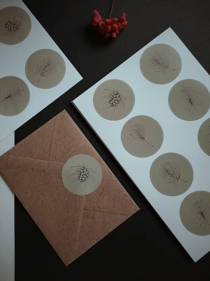 Pine Sticker Set for wholesale by MyDesignPictures