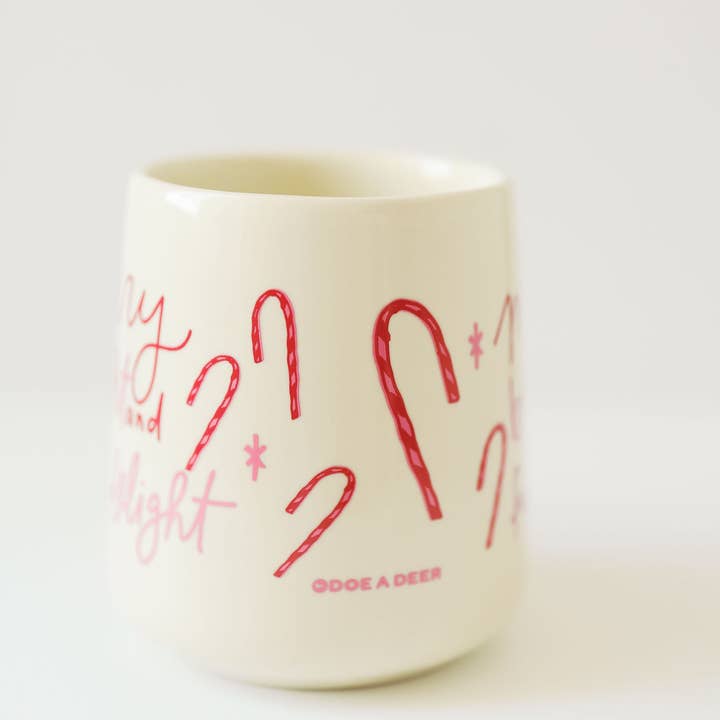 Doe A Deer - Wholesale Coffee Mug - Merry Bright & Full of Delight Mug2