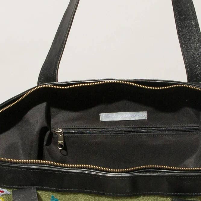 Noonday - Wholesale Weekender Bag - Women's - Hand-Embroidered "Flourish Weekender" Duffel Bag3