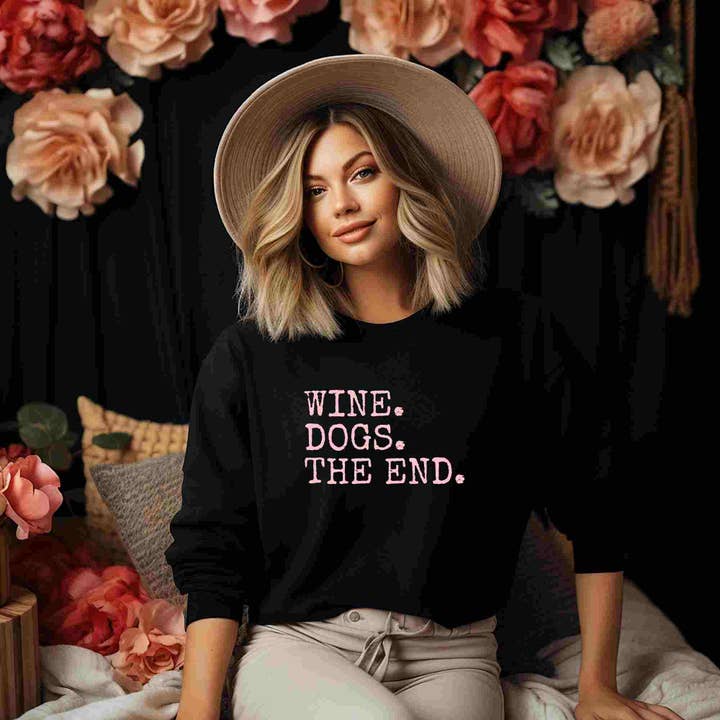 WINE.DOGS. THE END for wholesale by Rustic Radiance