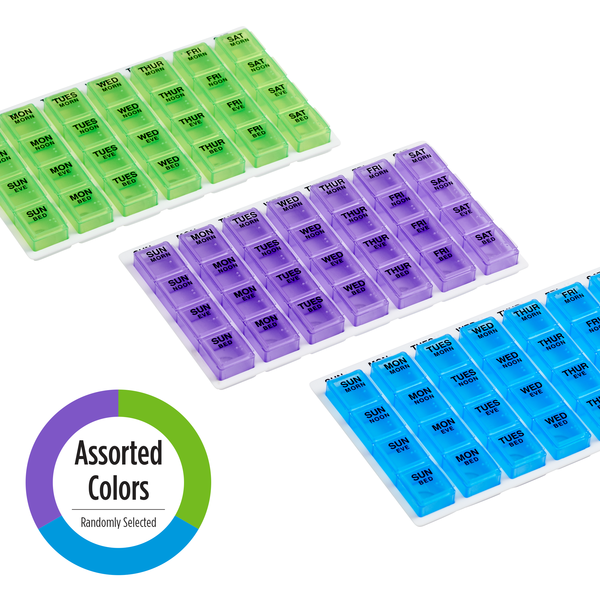 Apothecary Products LLC - Wholesale Pill Organizer - Ezy Dose® Medtime Planner® (Medium, Clamshell)8