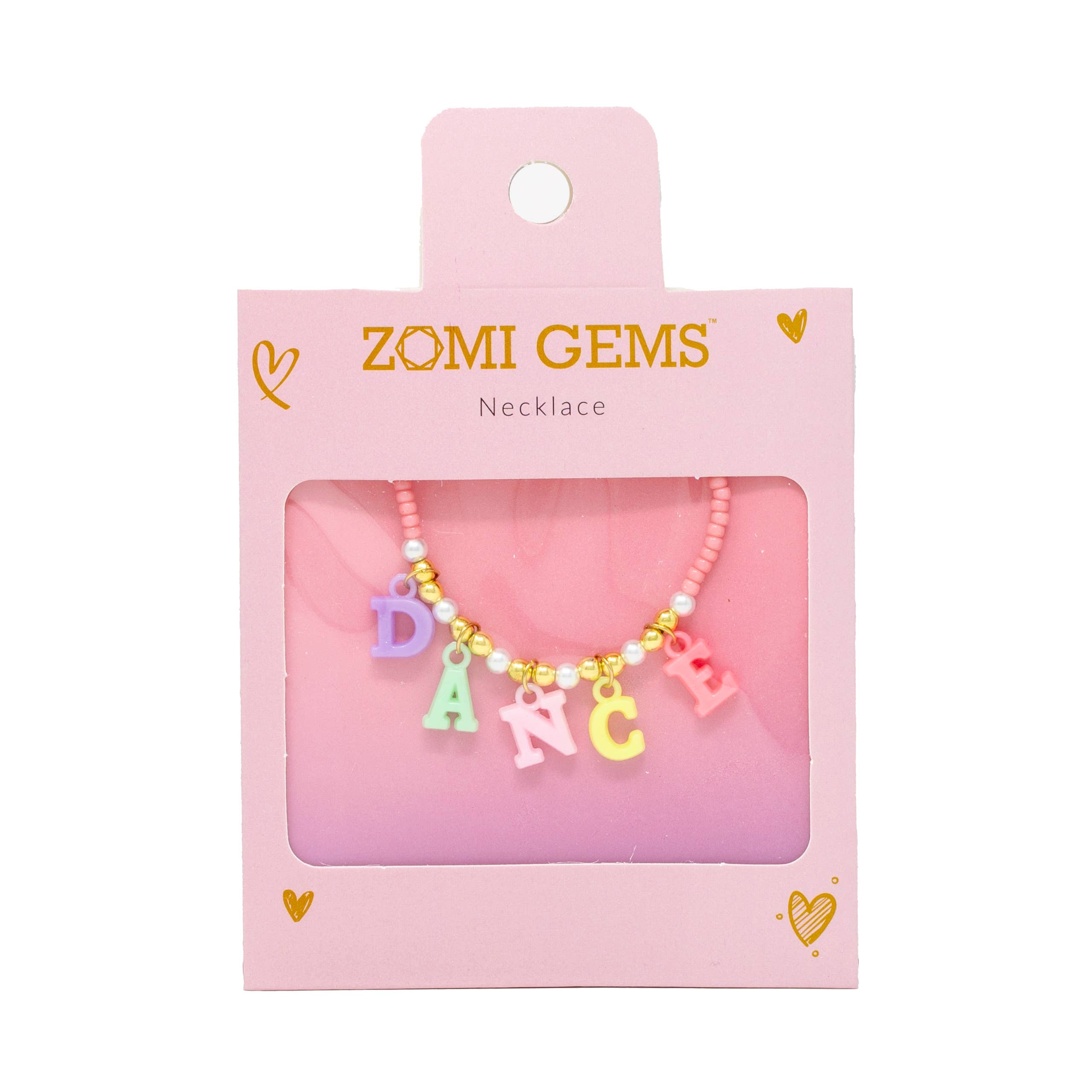 ZOMI GEMS - Vente Collier – enfant - Collier de perles roses "Dance"1