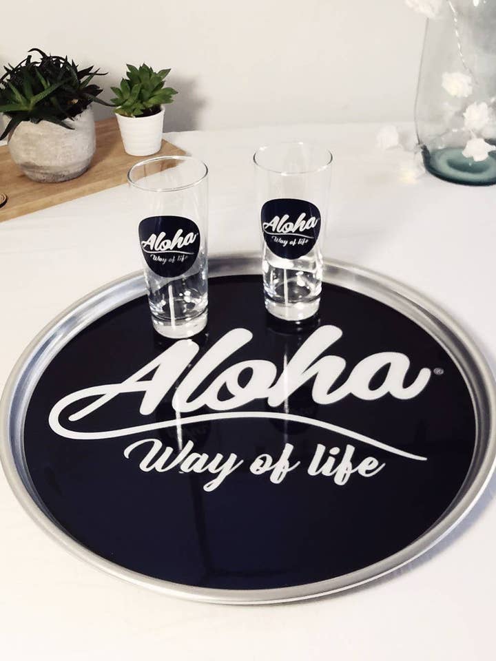 Aloha Way of Life Stor Skridsikker Bakke - Diam.41 cm for engroshandel hos ALOHA WAY OF LIFE