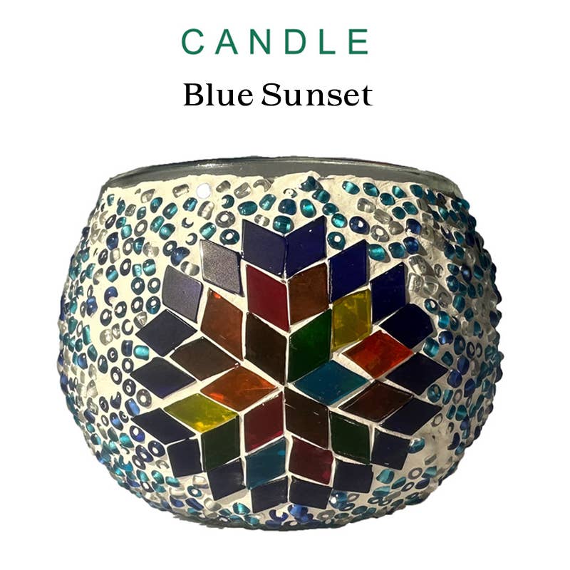 Gypsy Soul - Wholesale DIY Craft Kit - DIY Turkish Mosaic Candle Holder Kit 9