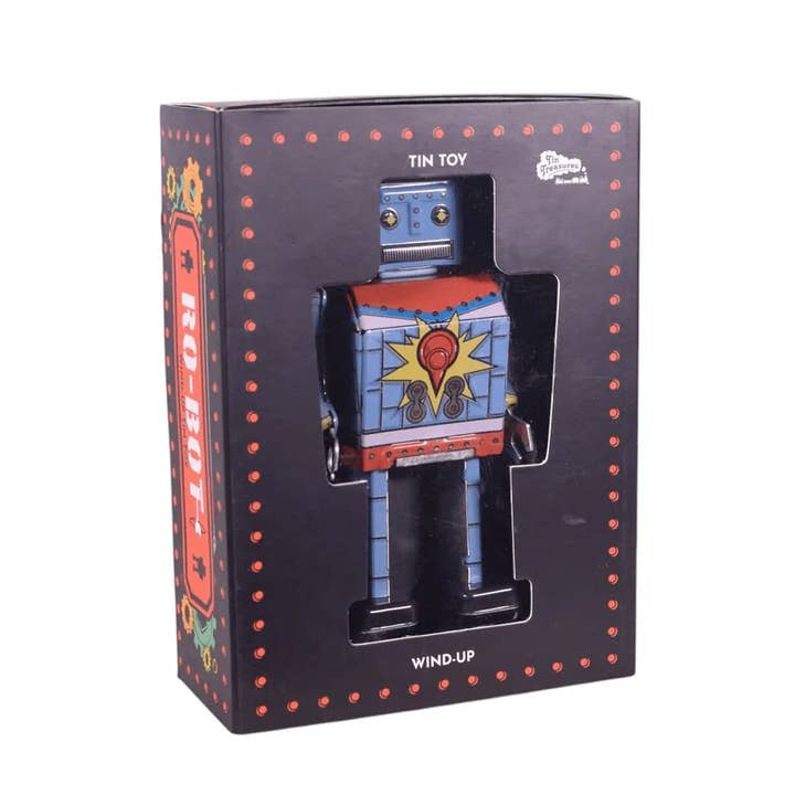 giftland - Wholesale Wind-Up Toy - Kids - Tin Toy Robot Figurine - Collector's1