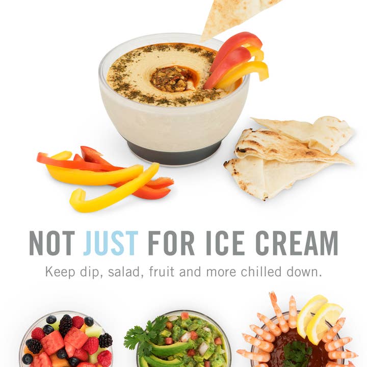 HOST - Wholesale Bowl - Ice Cream FREEZEâ„¢ Cooling Bowls w/ Cooling Gel - Set of 2