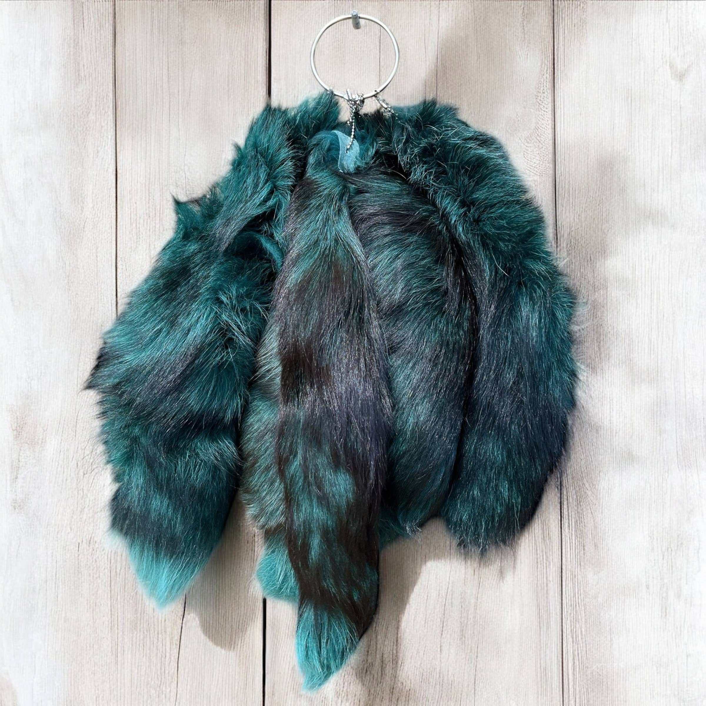 Western Linens - Vendita all'ingrosso Portachiavi - Unisex - Coda di volpe Esmeral1