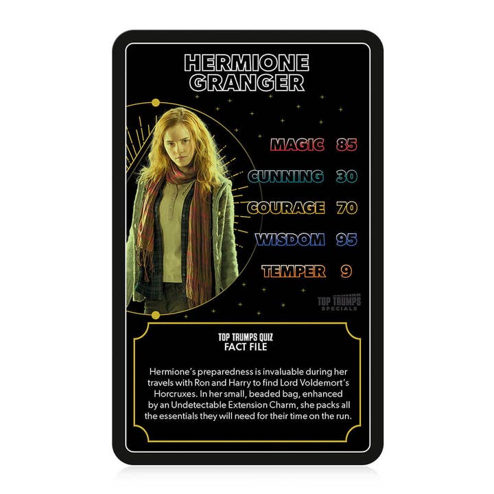 Top Trumps USA, Inc. - Wholesale Card Game - Harry Potter Heroes of Hogwarts Top Trumps Card Game
