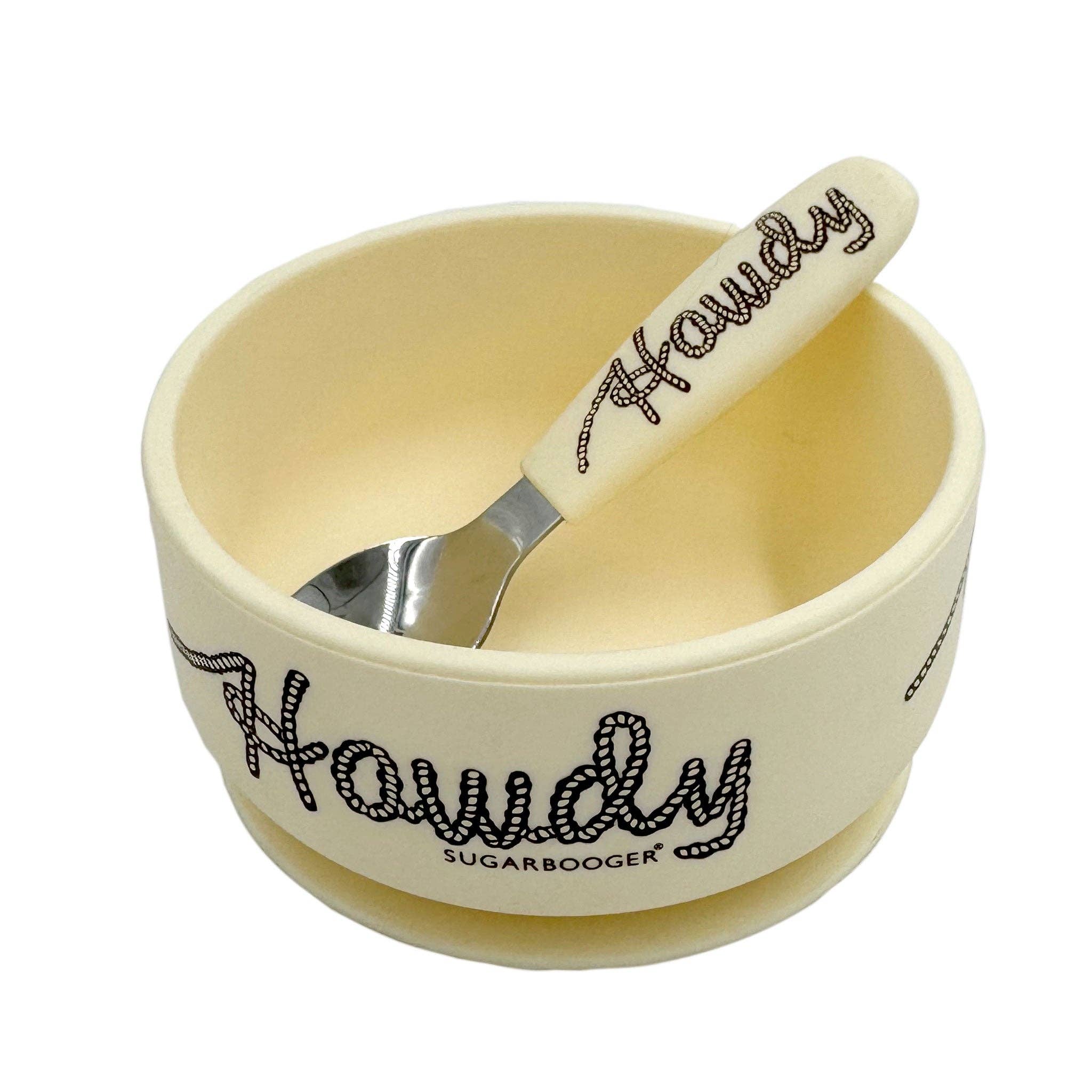 Sugarbooger by Ore’ Originals - Wholesale Bowl - Kids & Baby - Fresh & Messy Silicone Suction Bowl & Spoon Set | Howdy1