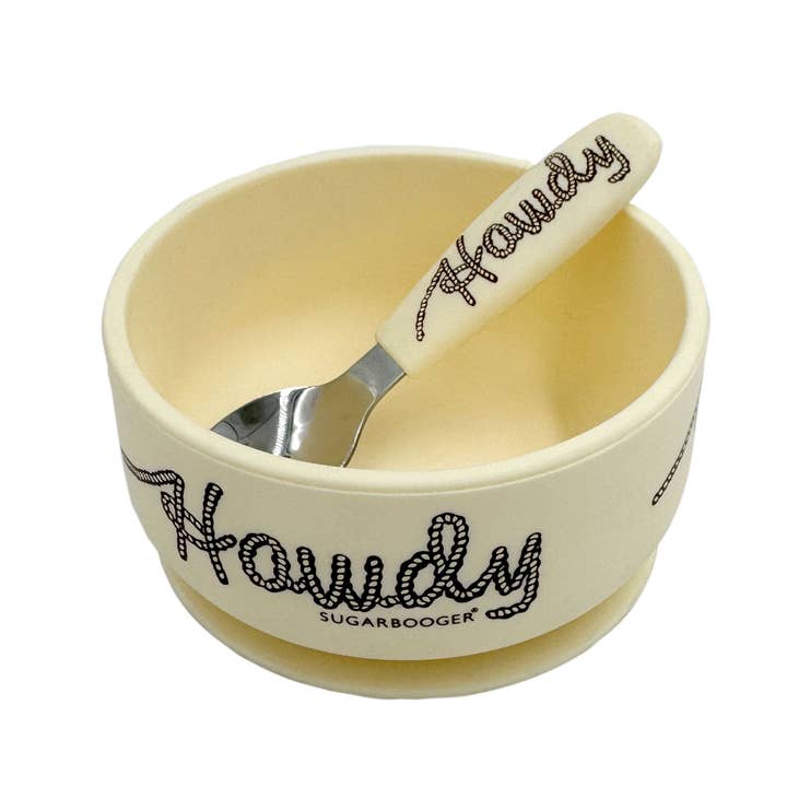 Sugarbooger by Ore’ Originals - Wholesale Bowl - Kids & Baby - Fresh & Messy Silicone Suction Bowl & Spoon Set | Howdy1