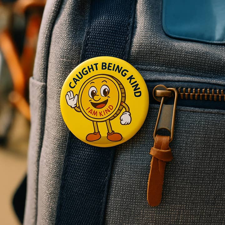 Purple Diamond Press. Inc - Wholesale Lapel Pin/Button - Tally™ Kindness Reward Pins – “Caught Being Kind”2
