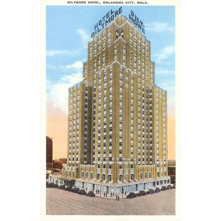 Found Image Press – wholesale Stationery/notecard set – Greeting Card OK-15 Biltmore Hotel, Oklahoma City
