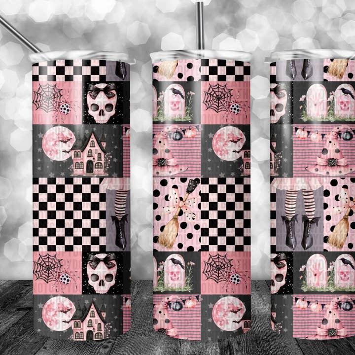 Skellie Pink Tumbler for wholesale by Hello Sunshine Boutique