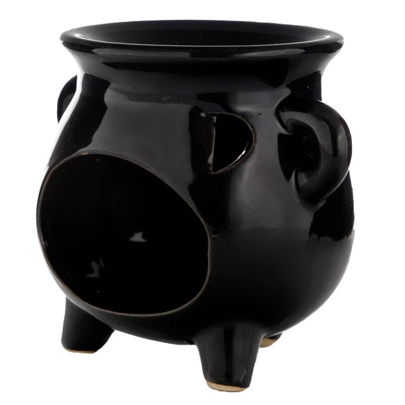 Puckator EU - Wholesale Oil Warmer - Eden Large Black Cauldron Oil Burner4