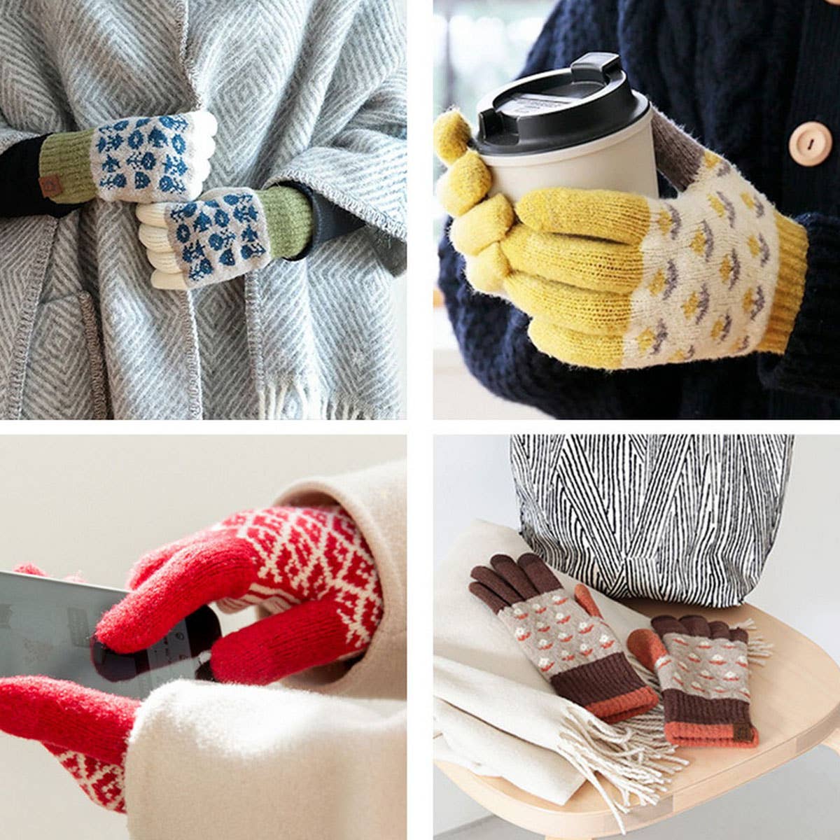 ACCITY - Wholesale Gloves - Women's - Knit Gloves – Cute & Warm Design_CWAG03738