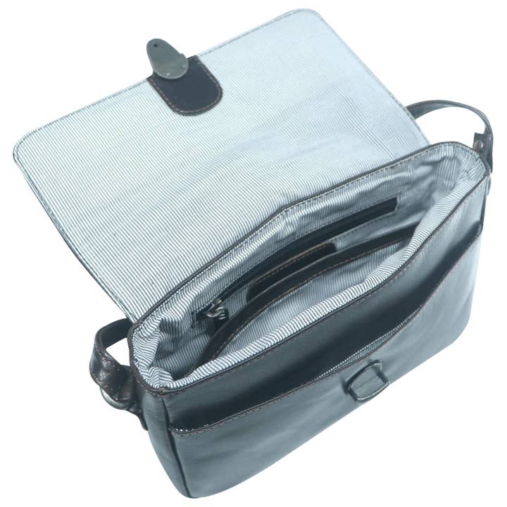 Greenwood – wholesale Crossbody bag – Women's – Birgit Women's Crossbody Bag Small Brown Leather Bag1