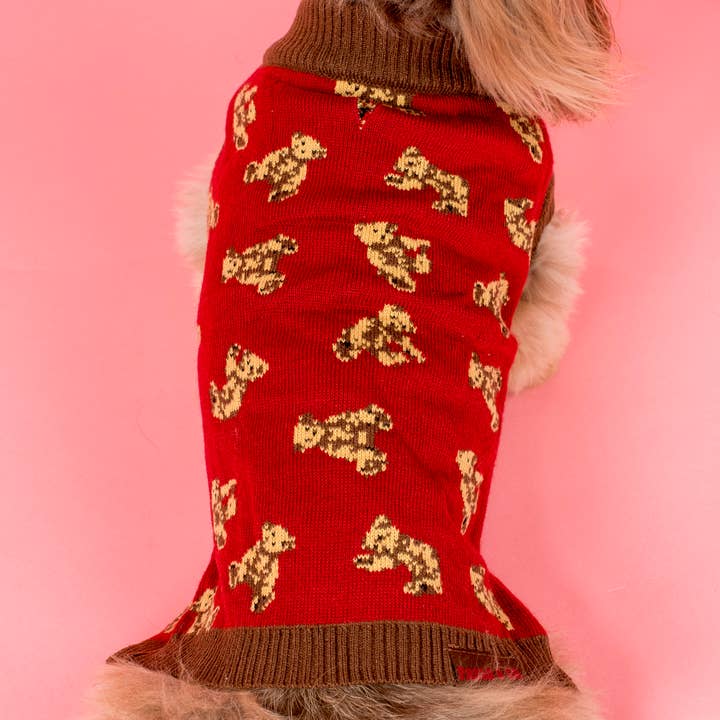 Pablo & Co. Boutique - Wholesale Pet Sweater - Dog - Henry Bear Dog Knit Sweater