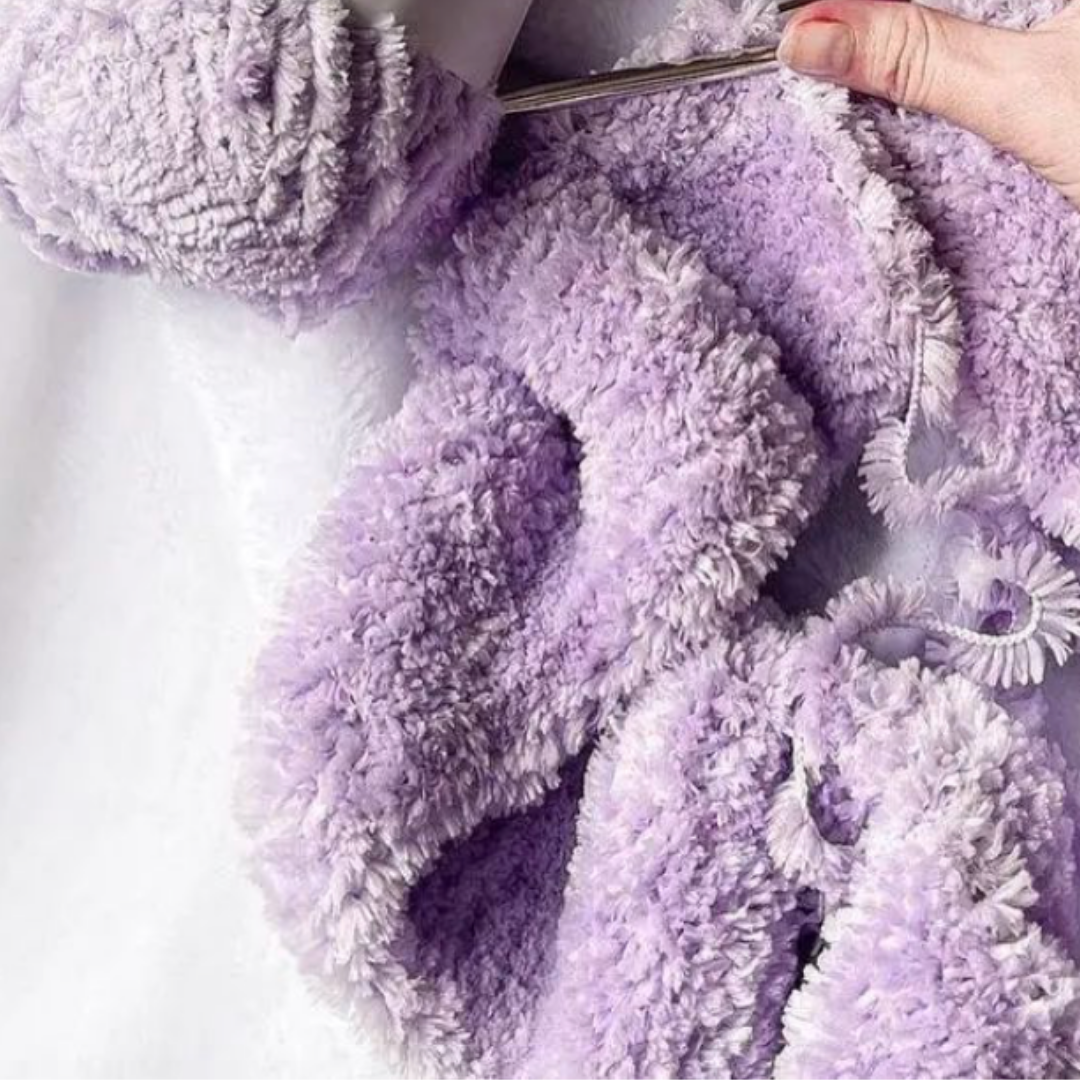 Kalpten LLC - Wholesale Yarn - Super Soft Fur Yarn|Chunky Fluffy Faux Fur|Fox Yarn|Eyelash6