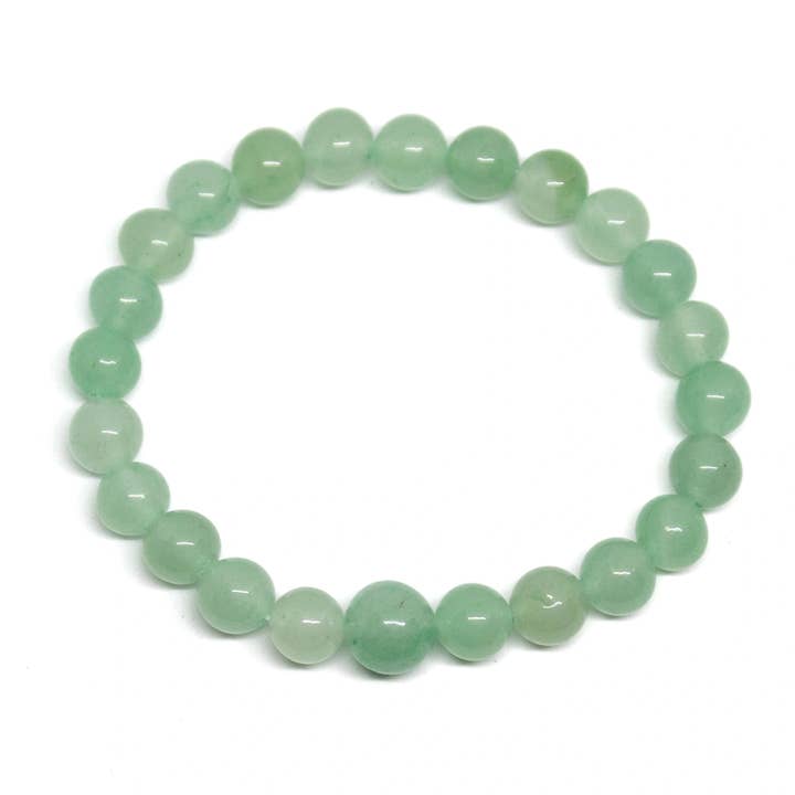 Pulseira Fita Aventurina Verde - Mala de Pulso - 8mm por atacado de Namu Baru Inc.
