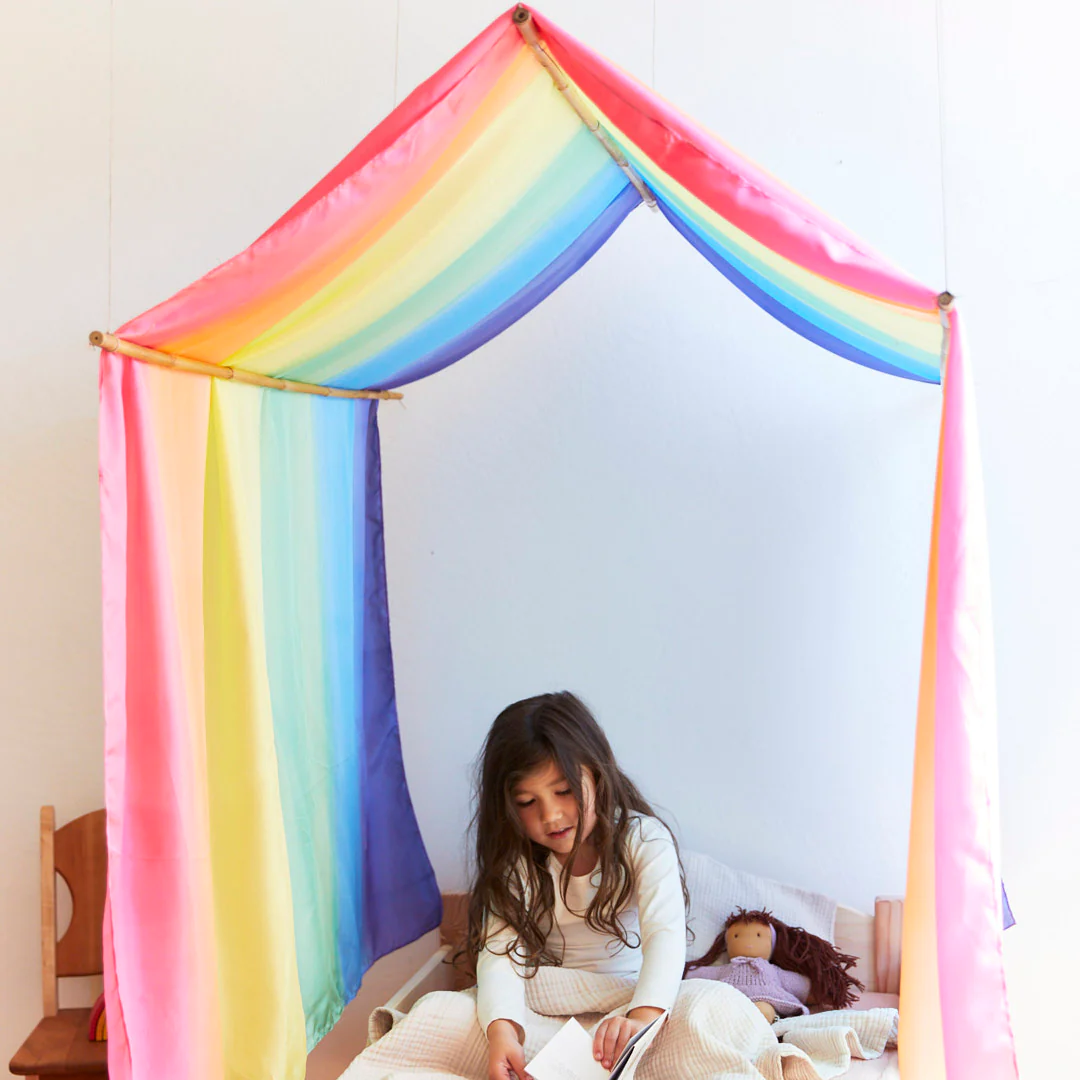 Sarah’s Silks - Wholesale Classic Toy - Kids - Double Rainbow Playsilk3