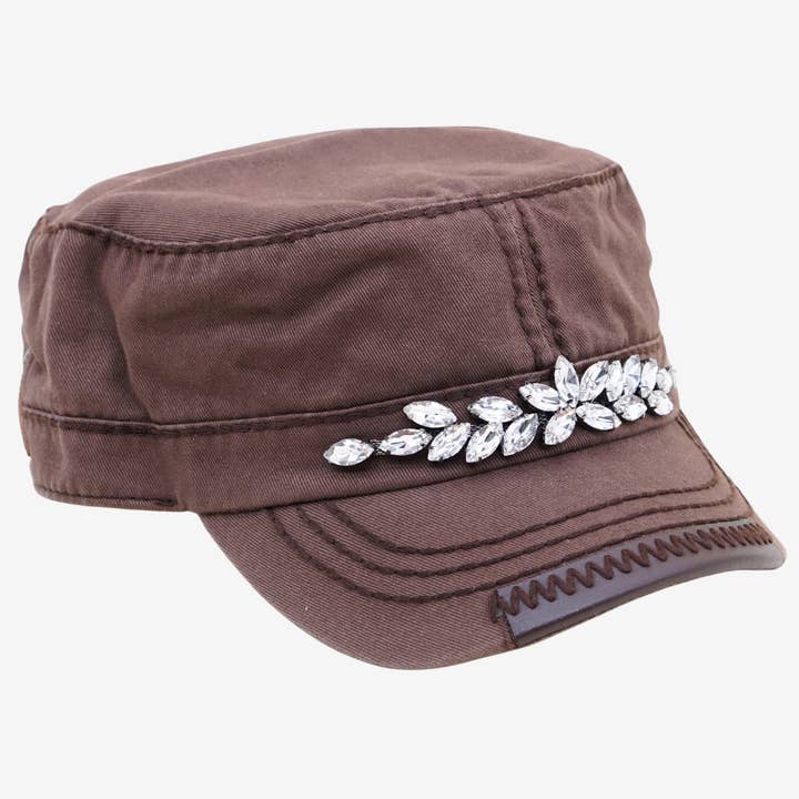 Olive & Pique - Wholesale Baseball Cap - Women's - Bejeweled Bling Glitz Cadet, Adjustable7