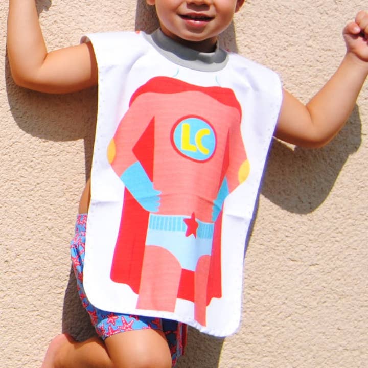 Little champions - Vente Bavoir - bébés - Big Bavoir Hurray ! Super Héros0