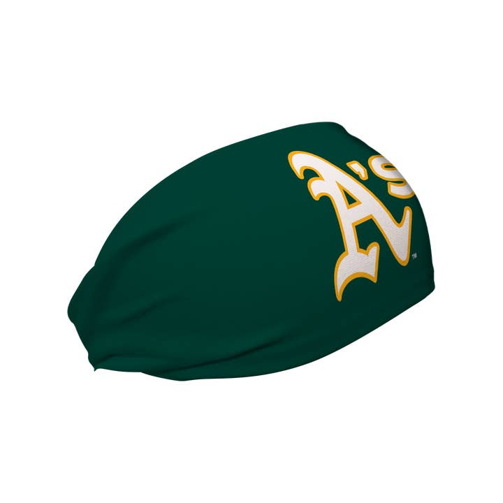 A's Cooling Headband: Cap Logo for wholesale by Vertical Athletics