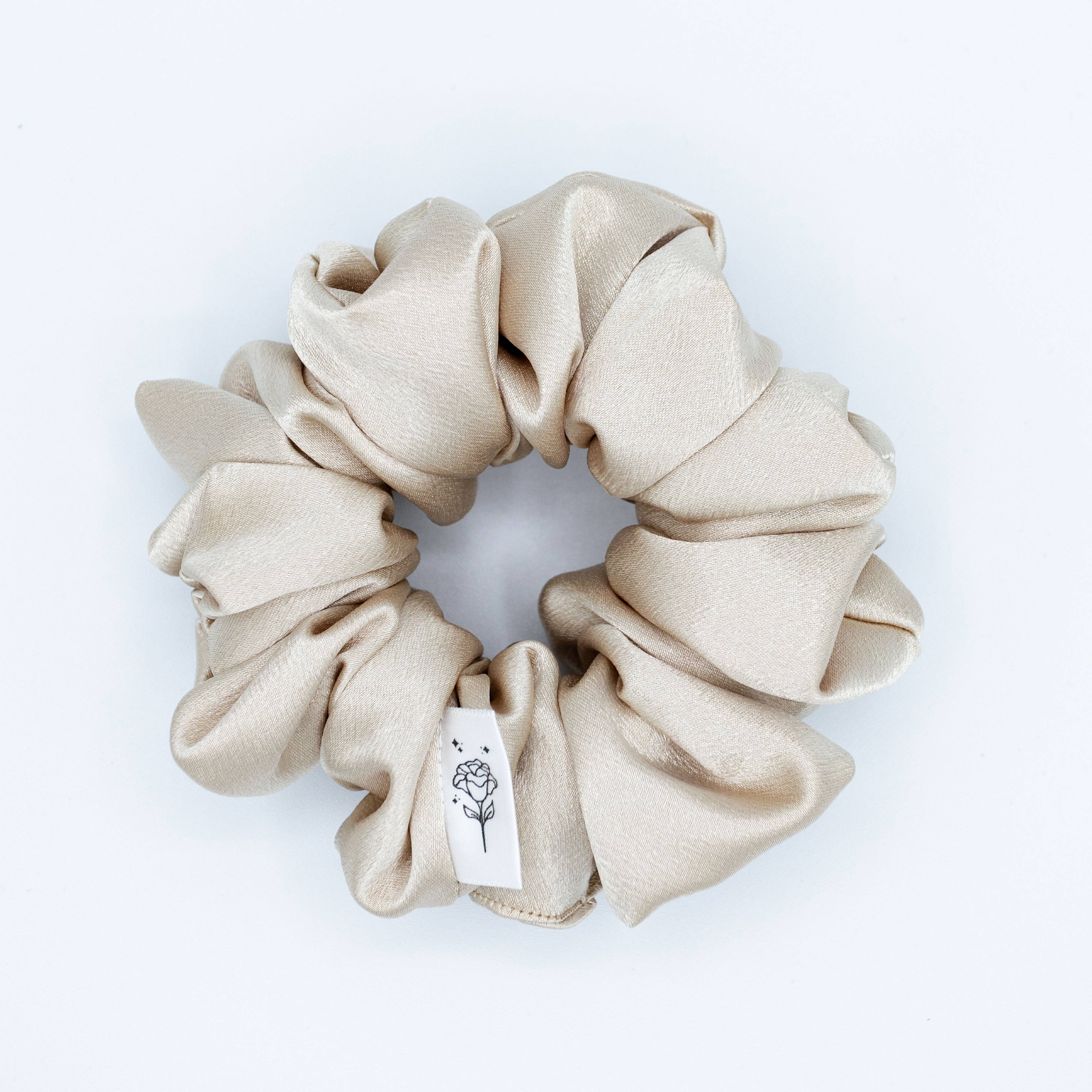 Wild Rose Accessories – wholesale Scrunchie - Women’s – Nude Satin Scrunchie2