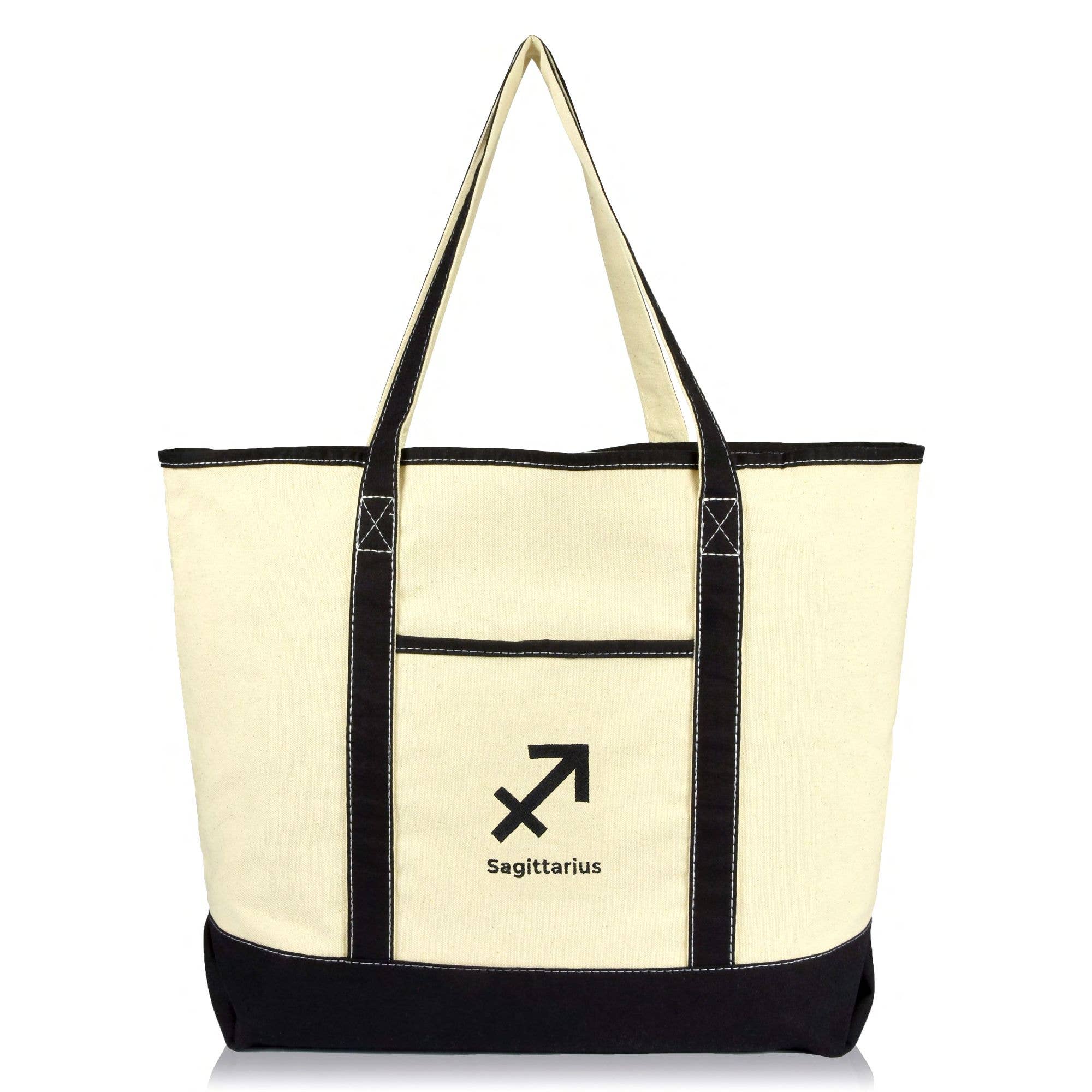 Dalix - Wholesale Tote Bag - Women's - DALIX Zodiac Sign Tote Bag  Horoscope Astrology50
