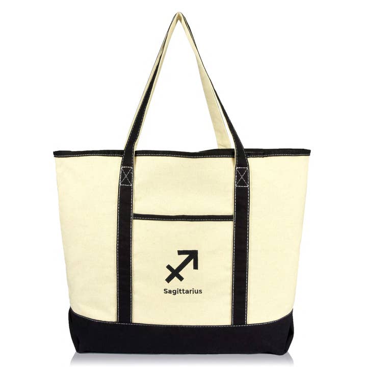 Dalix - Wholesale Tote Bag - Women's - DALIX Zodiac Sign Tote Bag Horoscope Astrology50