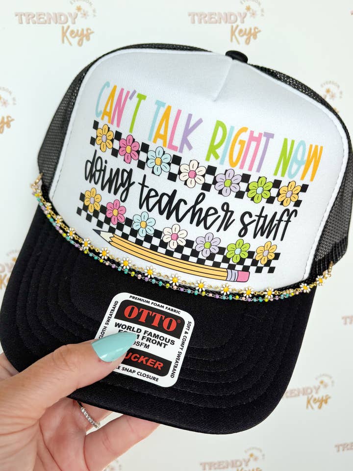Doing Teacher Stuff Trucker Hat for wholesale by TrendyKeys