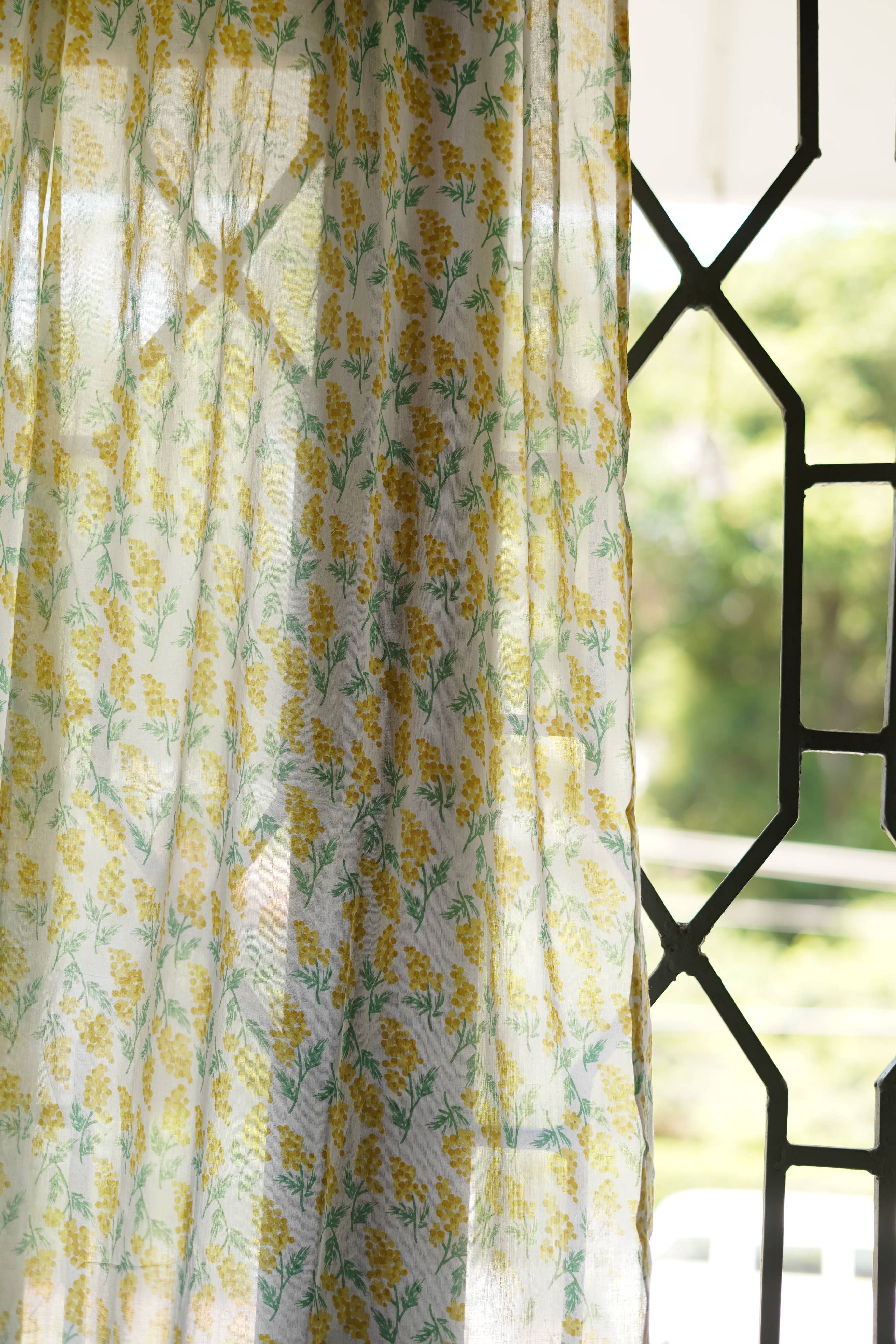 Annahmol - Wholesale Curtain - Vintage Inspired Botanical Sheer Curtains: Assorted Prints55