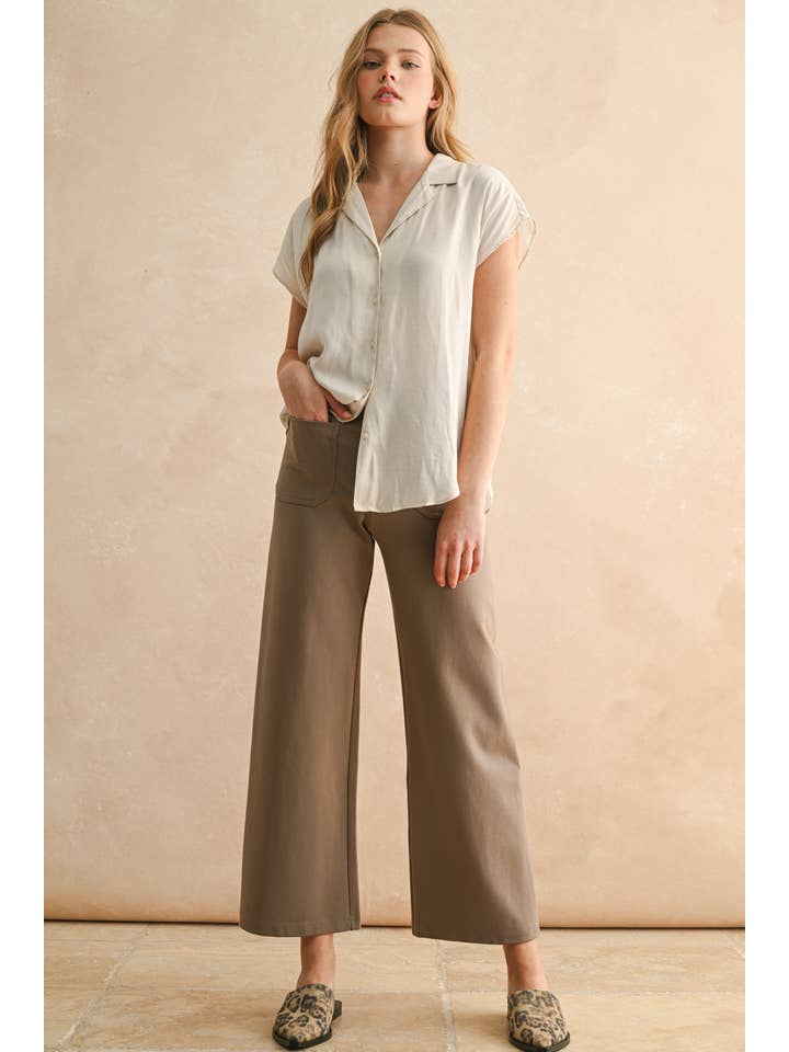 MIOU MUSE - Wholesale Pants - Women's - MMP1745 2 POCKETS PONTE PANTS13