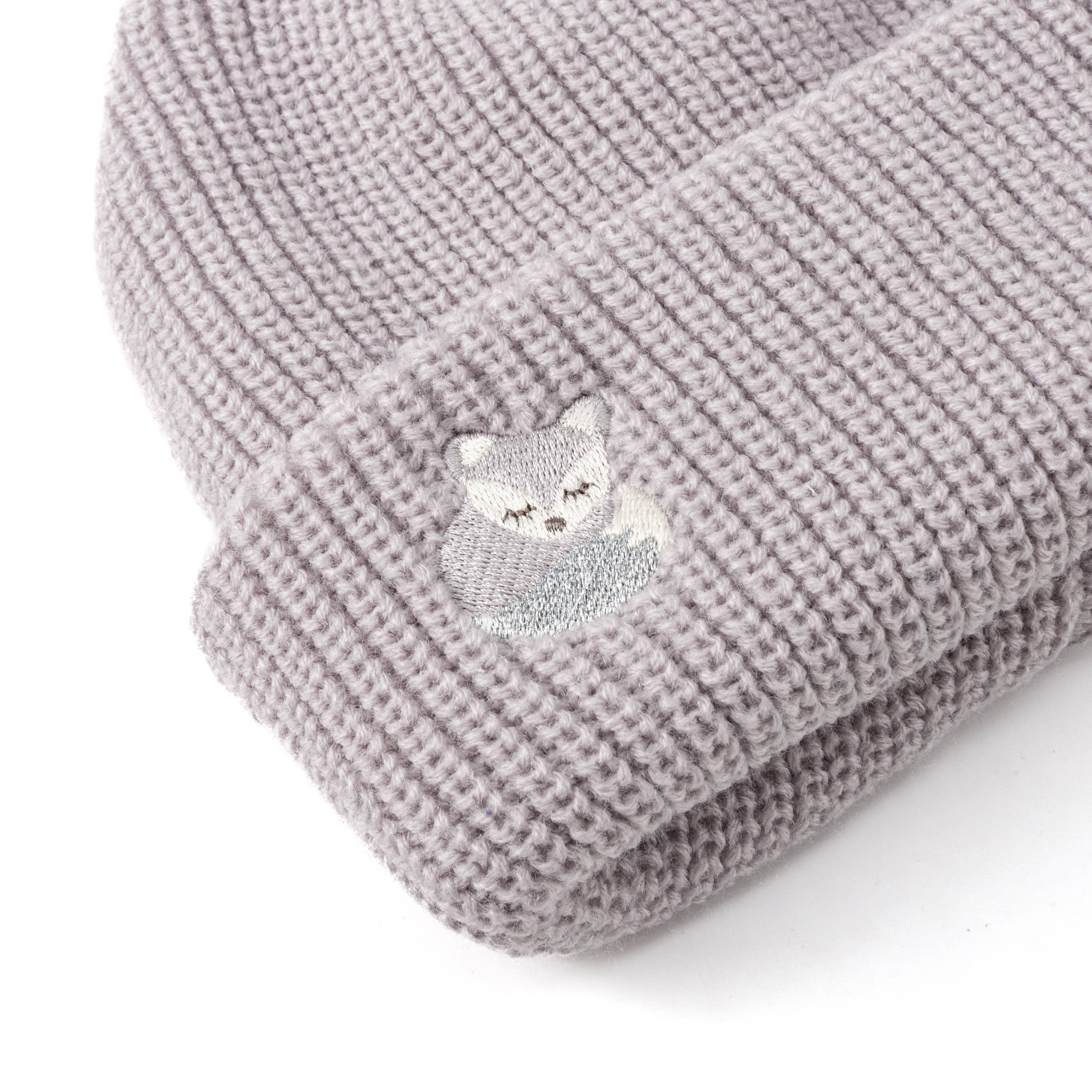 Peppercorn Kids - Wholesale Beanie - Kids - Kids’ Fox Beanie – Ultra-Soft Knit Hat with Cute Fox2