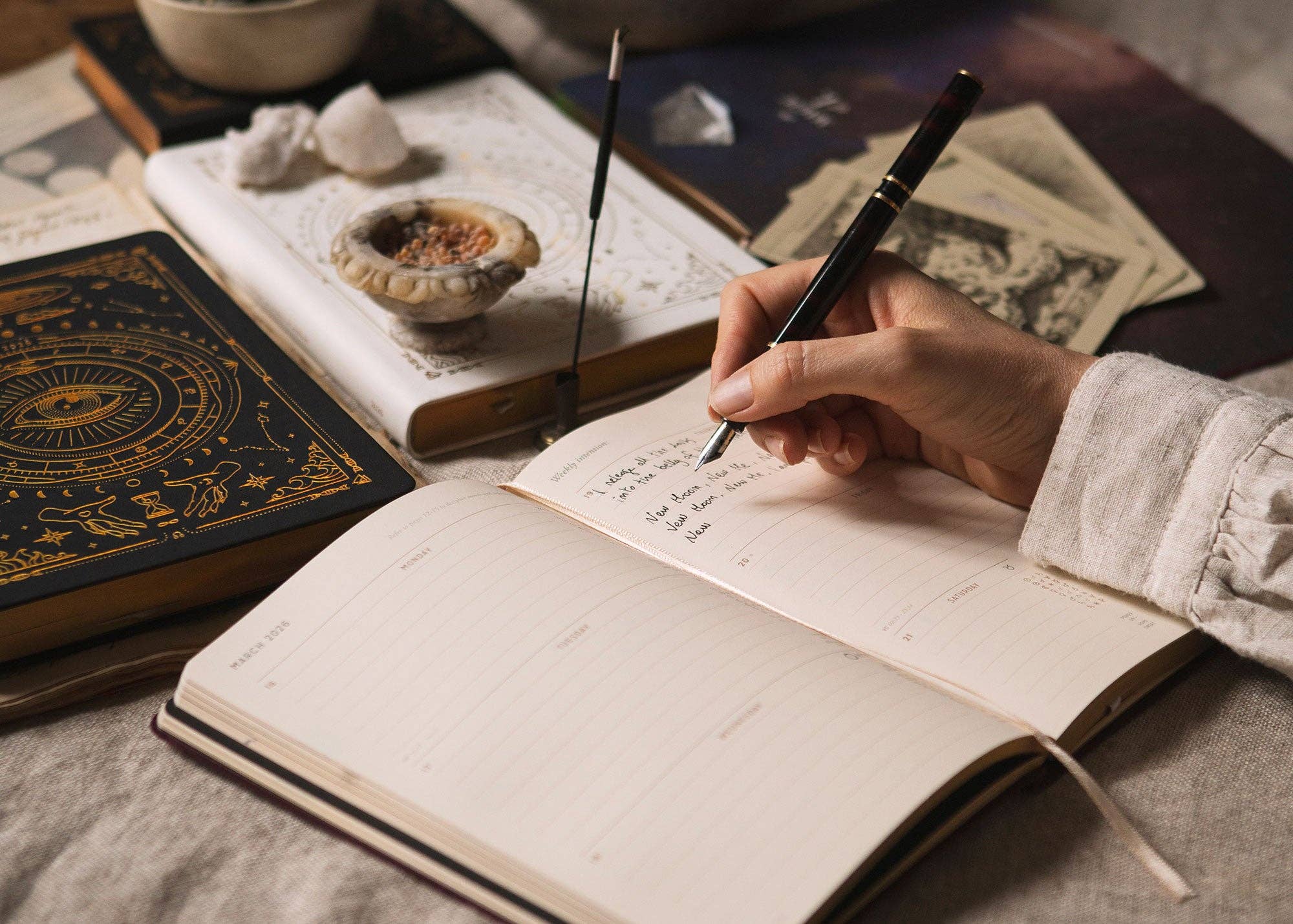 2026 Astrological Planner - White for wholesale on Faire10