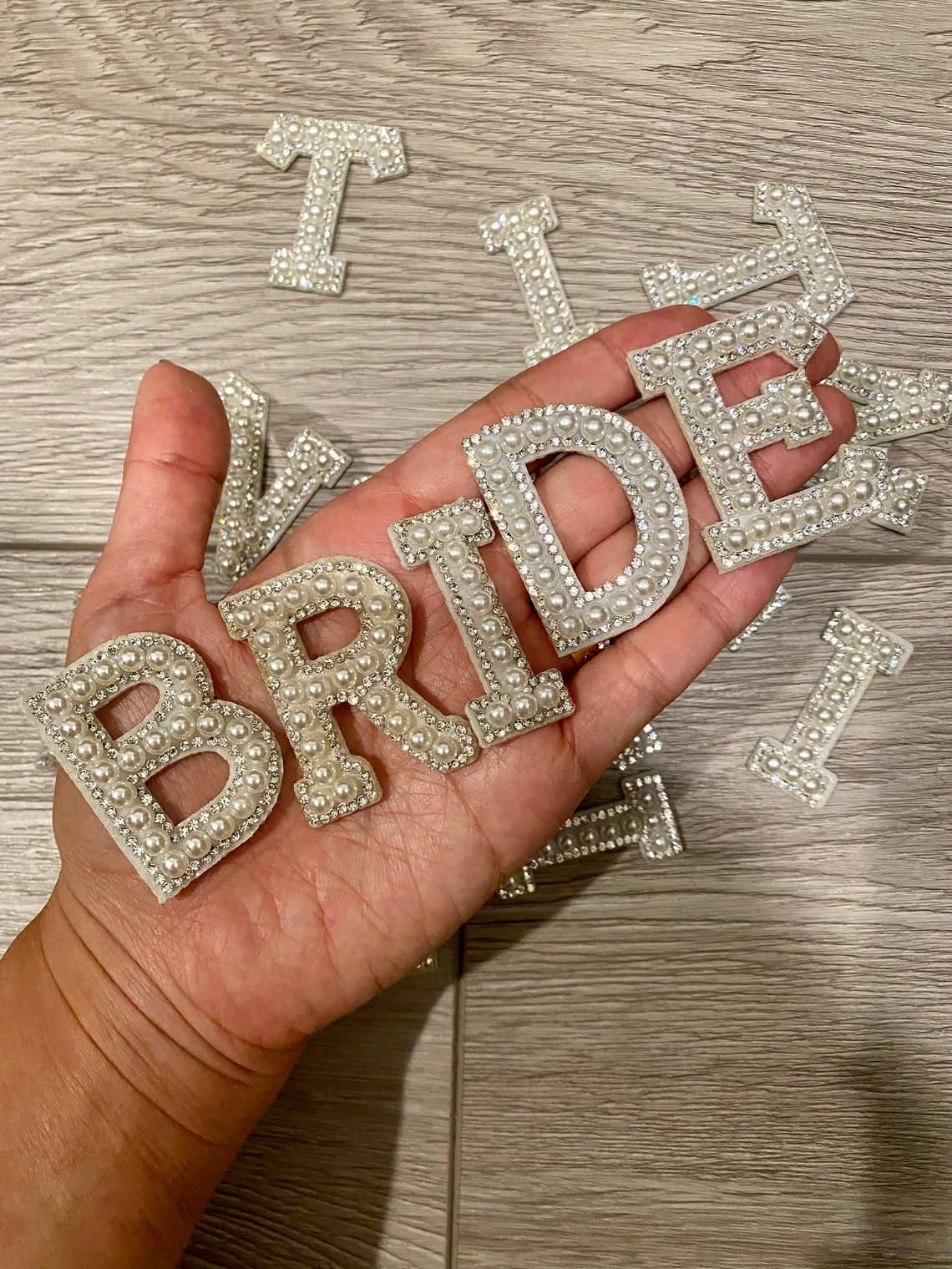 Gemini Fusion - Wholesale Patch - Pearl & Rhinestone Iron On Patches1