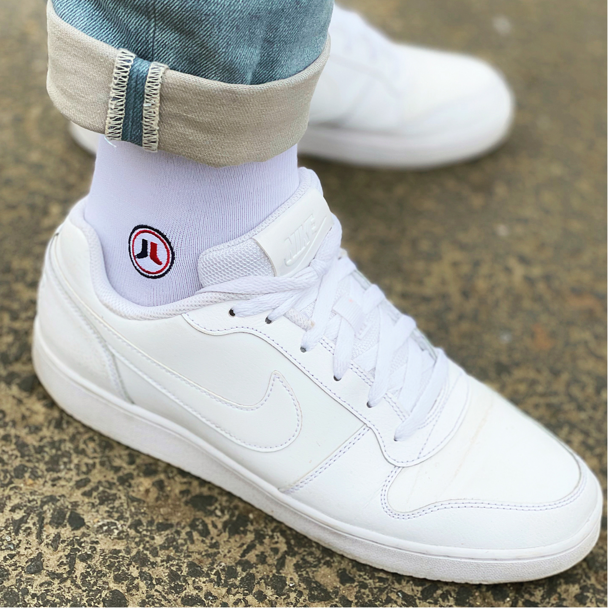 Chaussettes De Panam’ - Vente Chaussettes – homme - Chaussettes en coton « Stella » - Blanc4