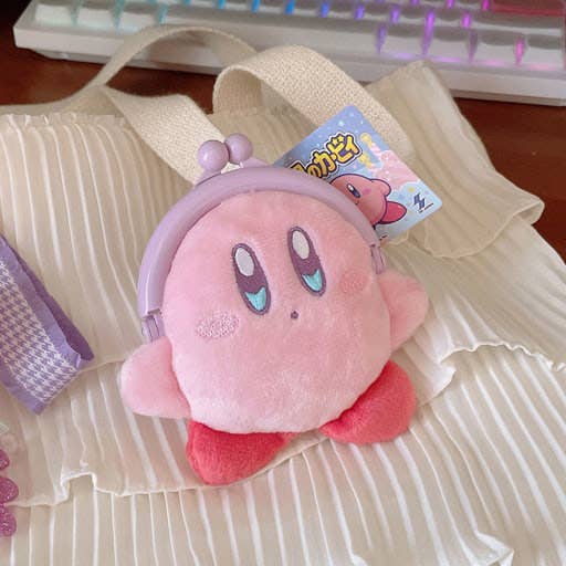 K-Wonderland - Wholesale Coin Purse - Women's - Kirby, Waddle Dee Plush Mini Coin Pouch Bag Charm – 10cm2