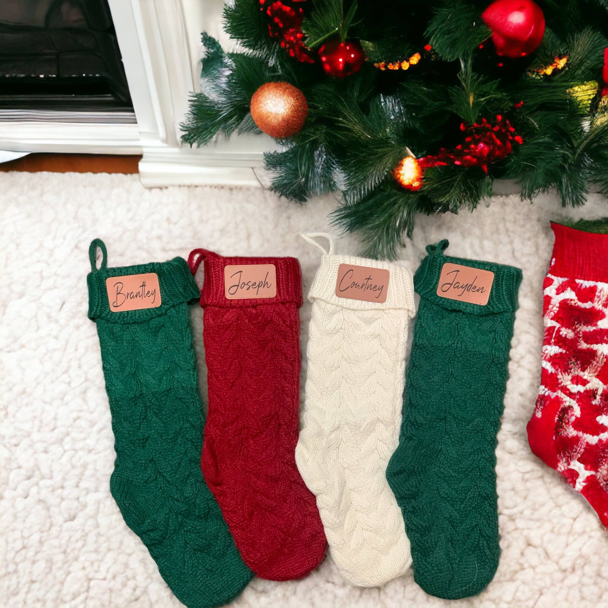 Southern Backroad Tees LLC - Vendita all'ingrosso Calza natalizia - Calze natalizie personalizzate con incisione laser2