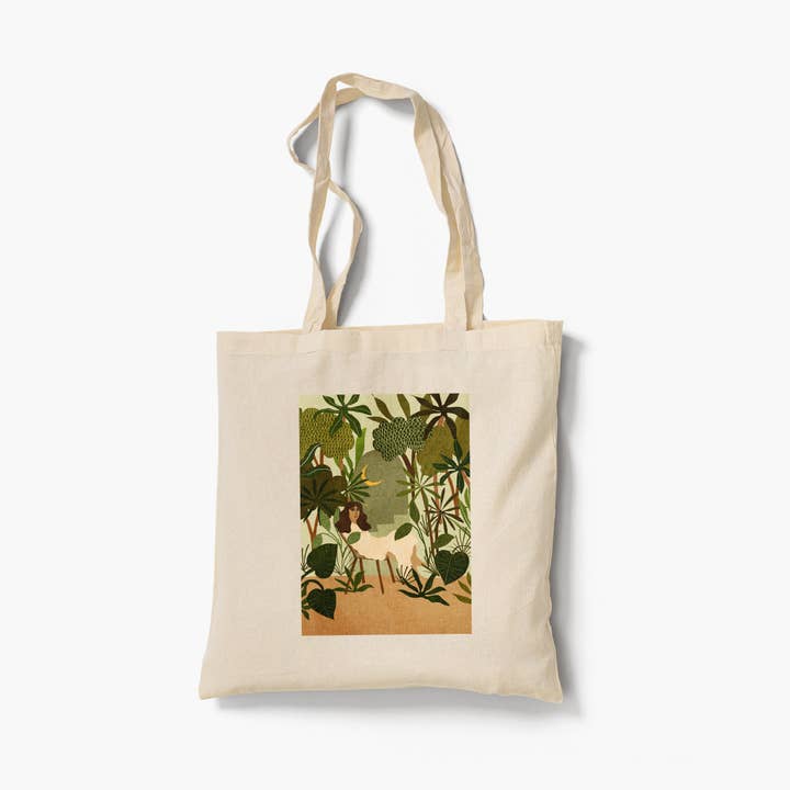 Jungle Dreams Tote Bag 100% Organic Cotton Tote Bag for wholesale by Alja Horvat d.o.o.