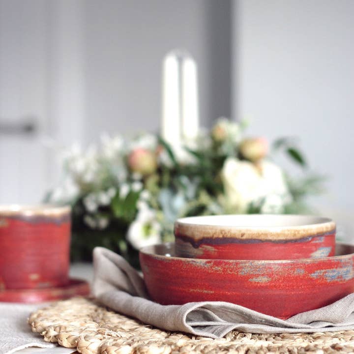 Charlotte Manser Ceramics - Wholesale Bowl - Pink Pasta Bowl