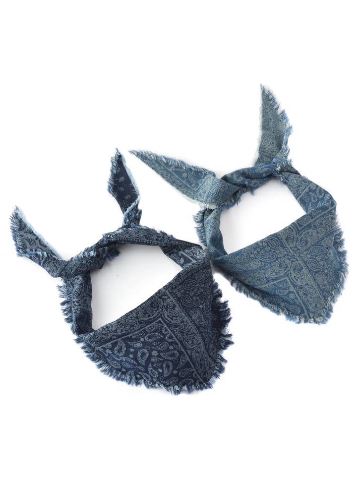 Scarvii - Unisex Vintage Frayed Triangle Scarf for wholesale by Funkyrel® Atzbranding Limited