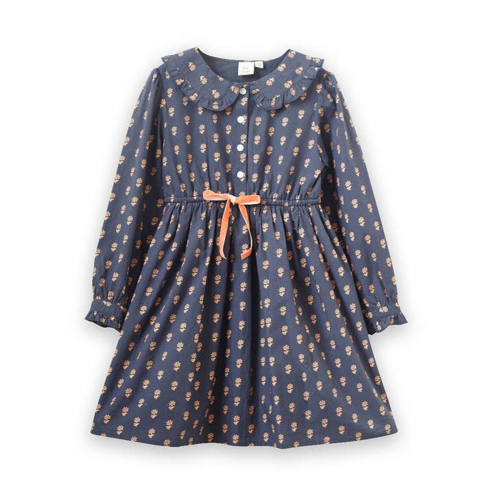 Adelaide klänning med sammet slips | Giverny Floral för wholesale av Beet World