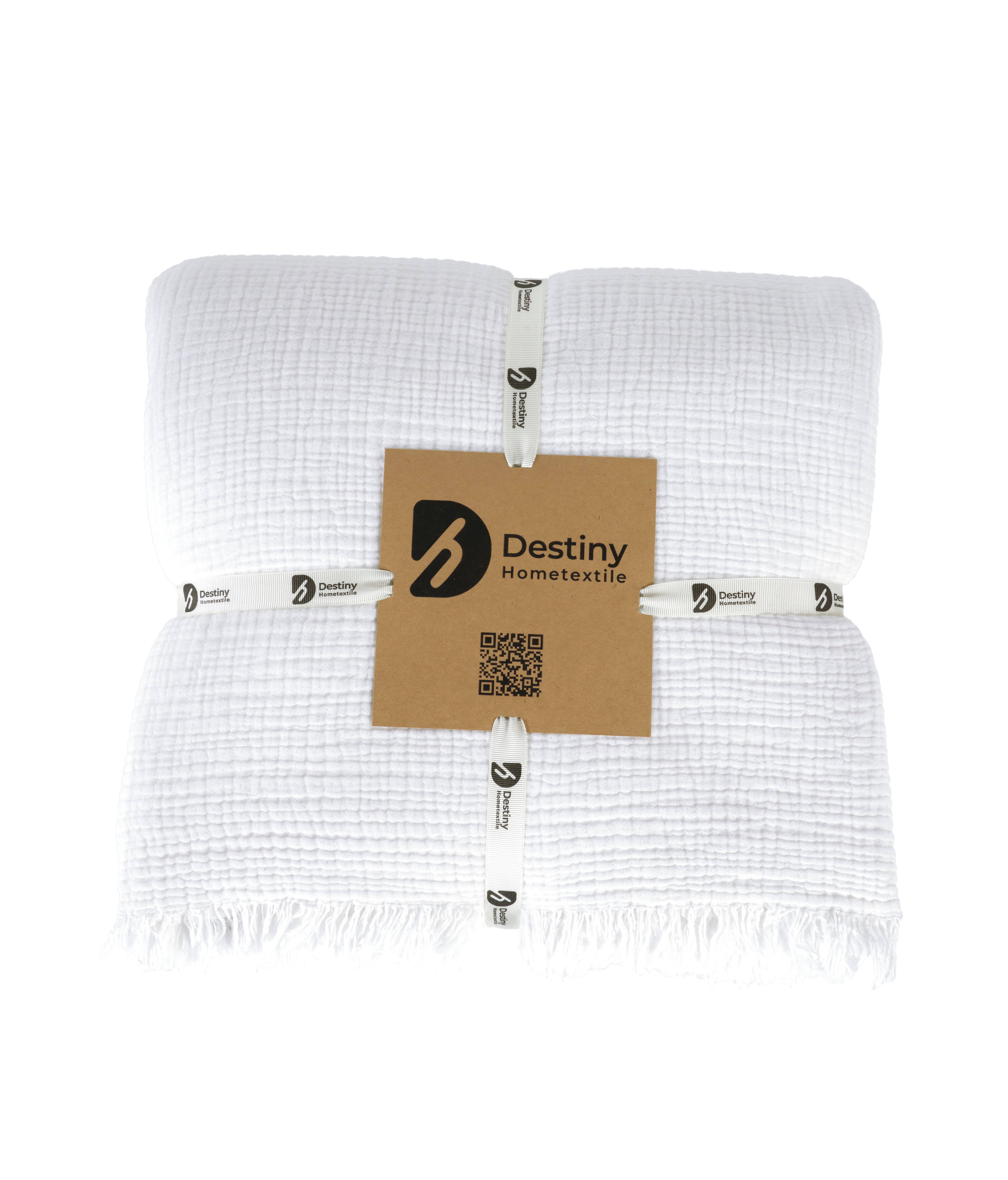 destinyhometex - Wholesale Throw Blanket - Purple color 4 layer gauze throw34