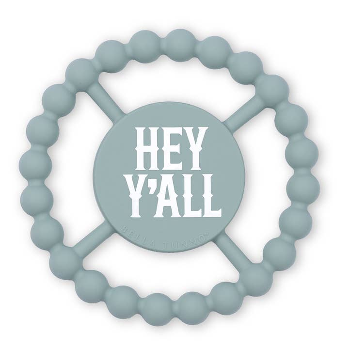 Hey Yall Happy Teether for wholesale by Bella Tunno
